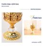 Middle Eastern Lace Metal Incense Burner - Fashionable Sandalwood Ornament for Home Decor