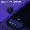 Solar Powered Privacy Parking Phone Number Plate With LED Light And Rotating Switches For Car Motorcycle