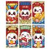 6pcs Chinese Spring Festival Packet Money Pouches Accessory for New Year Gifts