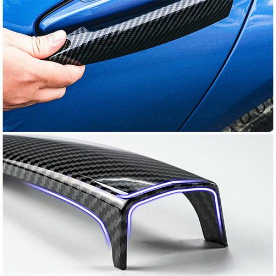 ABS Carbon Fiber Car Exterior Door Handle Cover For BMW 3 Series F30 F35 13-18