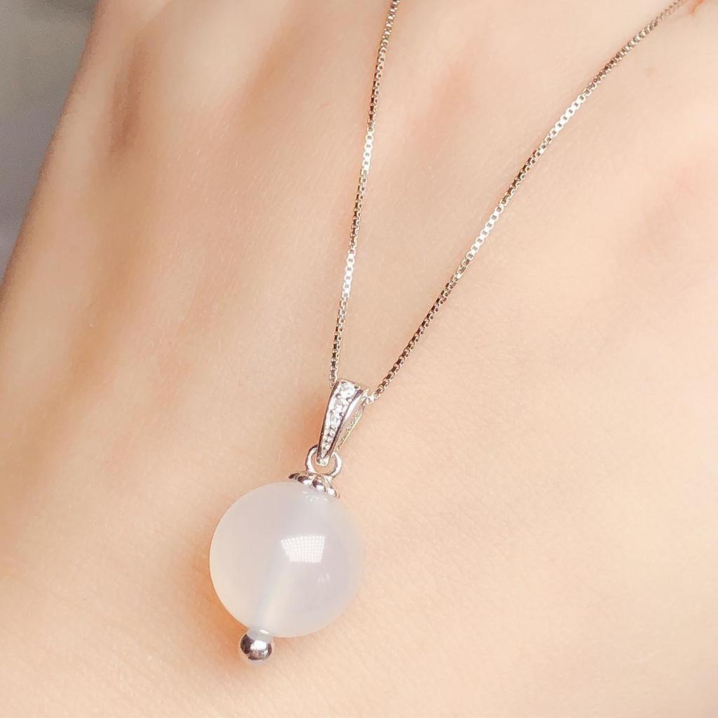 Sterling Silver Pearl & Amber Beads Holder with Free Shipping