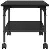 Printer Stand Black Oak Effect 50 x 40 x 38 cm
