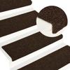 Tapis d'Escalier - VIDAXL - 15 pcs - Antidérapants - Insonorisants - Lavables