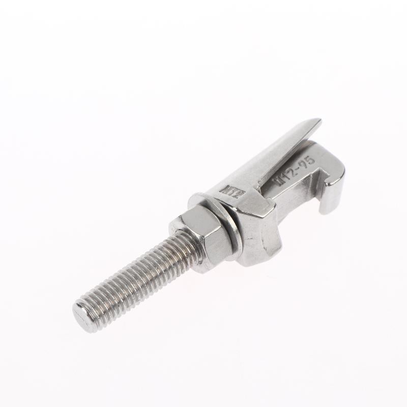M8 M10 M12 ISO Vacuum Flange Clamp Stainless Steel Double Claw Fastener for Laboratory Instruments