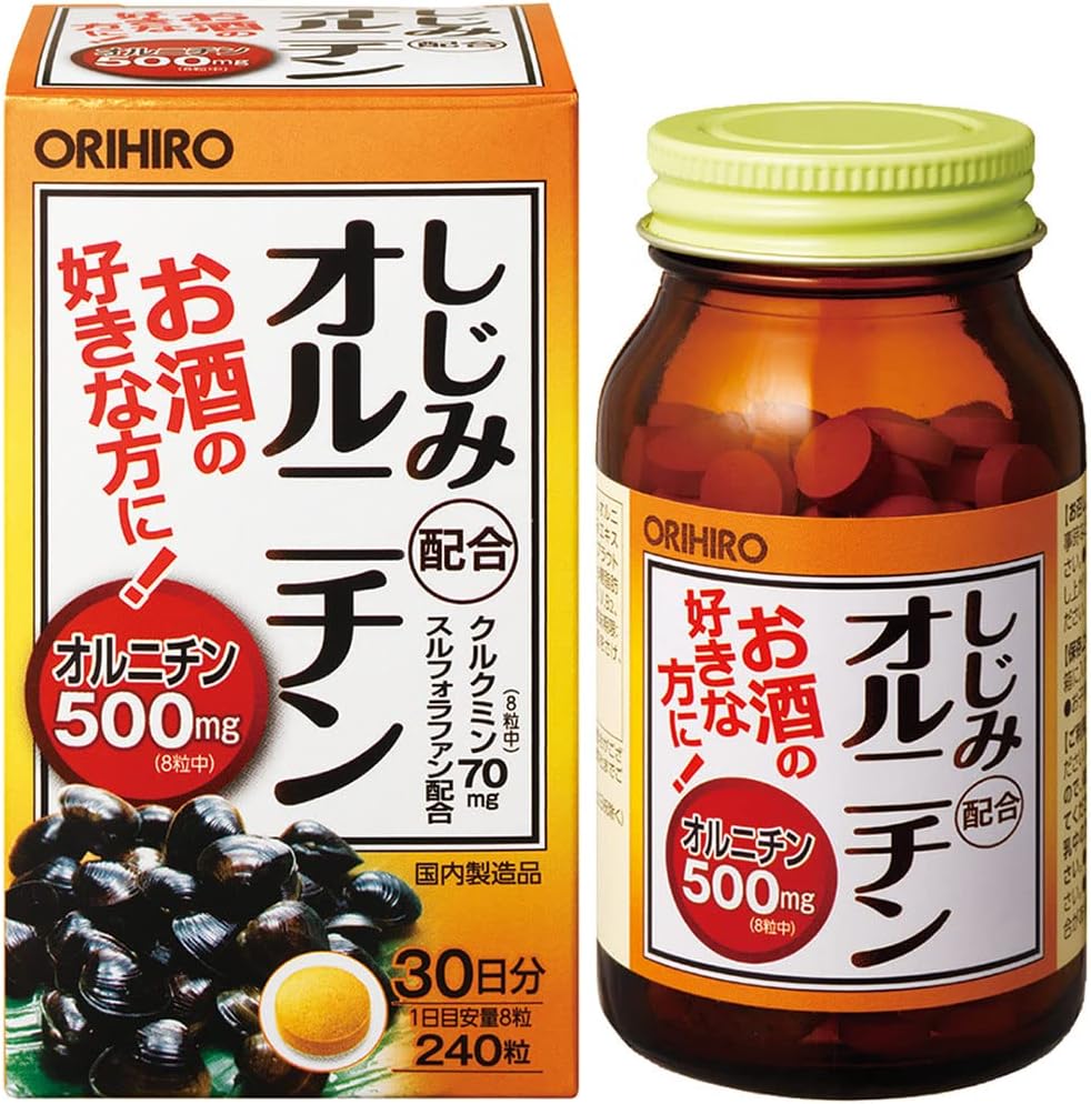 

ORIHIRO Shijimi Extract with Ornithine 240 Tablets s1958