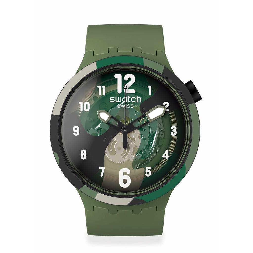 Swatch Look Right Through Green Pay! Watch, SB05G108-5300, Green
