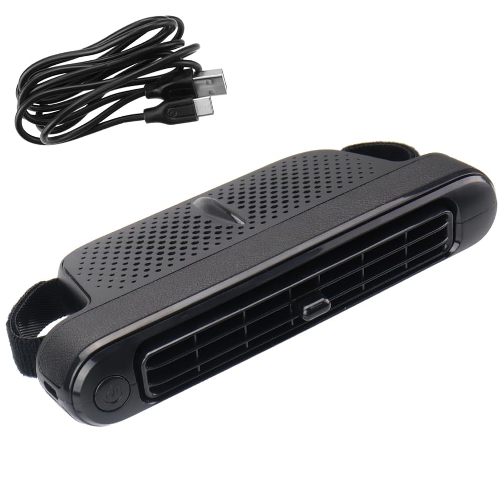 ORIZURU WORKS Car Fan, Air Circulation, Instant Startup, Button Operation, Wind Strength Adjustment, 3