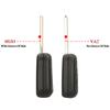 jingyuqin Remote Car Key For Citroen C1 C2 C3 C4 For Peugeot 106 206 306 307 107 For Toyota Aygo 2Buttons 433Mhz 4D70/ ID46 Chip