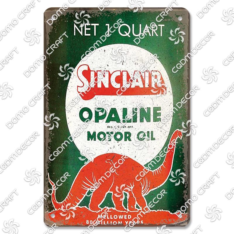 Motor Oil Poster Vintage Metal Plate Energol Oilzum Car Parts Oil Change Metal Tin Signs Wall Decor Garage Club Man Cave