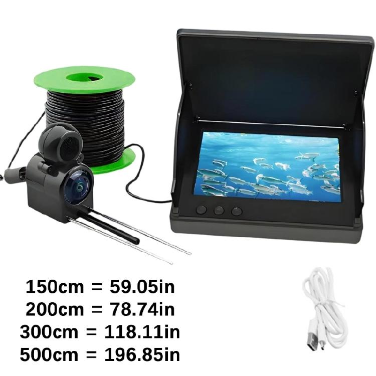 15/20/30/50m Tiefen-Erkennungsbereiche Unterwasserkamera für Angeln Angelkamera für See Eisangeln Fischfinder-Kamera