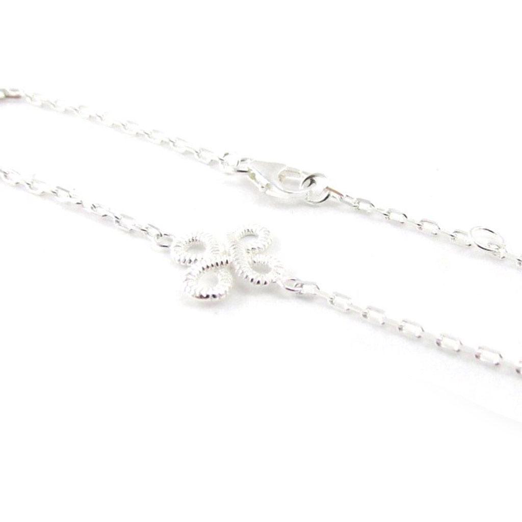 Les Trésors De Lily [J0836] - Stříbrný náramek 'Choreografie' postříbřený (rhodiovaný) - 12 mm