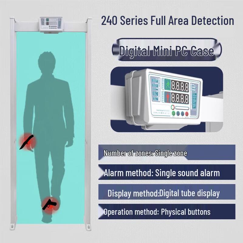 

Zhong anxie High-Precision Full-Body Security Scanner with Alarm CN plug (adapter included)