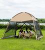 Four Seasons Outdoor Camping Sunshade Tent with Mesh Anti-Mosquito Protection and Rainproof Design