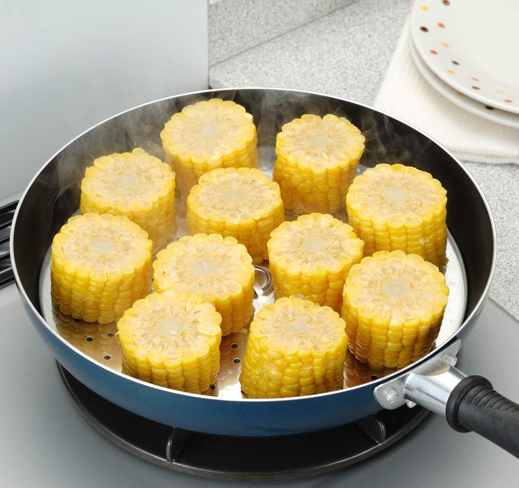 Shimomura Kihan Steaming and boiling cooking set that can be used conveniently with a frying pan in Boiling strainer and steamer Convenient set Easy
