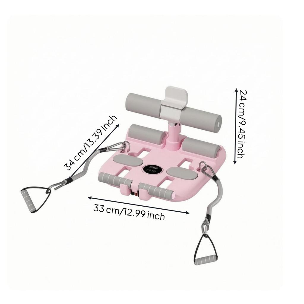 Sit up Bar with Suction Cups Portable Sit-up Resistance Bands Abdominal