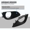 BEVINSEE Front Bumper Clear Fog Lights Lamps w/ Switch & Cables & Lamp Frame for Toyota Yaris Sedan 2006-2011