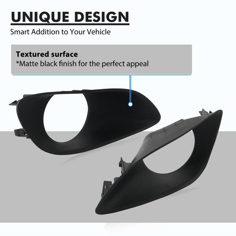 BEVINSEE Front Bumper Clear Fog Lights Lamps w/ Switch & Cables & Lamp Frame for Toyota Yaris Sedan 2006-2011