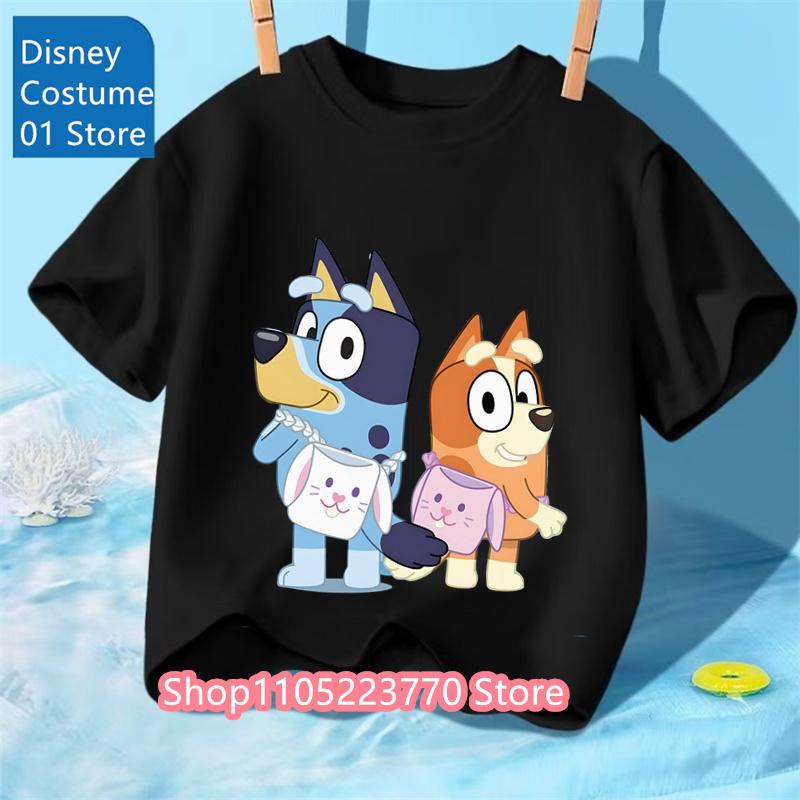 Cartoon Kids T-Shirt Short Sleeve Print Comfortable for Boys and Girls Daily Use