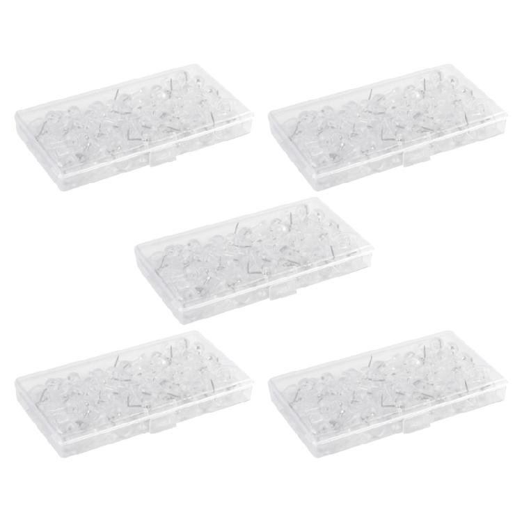 

200/300Pcs Pushpins with Hooks, Push Pin Hangers for Office, Clear Push Pins Hooks Cork Notice Board Thumb Tacks Hook