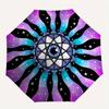 1pc Psychedelic Cosmic Eye Mandala Umbrella with Plastic Handle,Suitable for All Seasons Home Travel Outdoor UmbrellaM1250