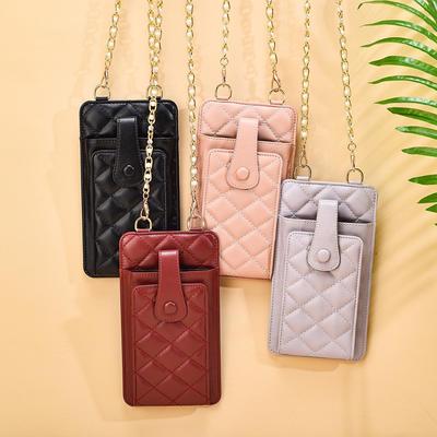 Damen 2022 Neue Karierte Crossbody Handytasche & Geldbörse