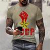 Summer New Russia CCCP T-Shirts USSR Soviet Union 3D Print Men's Women Short Sleeve T Shirt Harajuku Y2k Tops Tees Kids Clothing