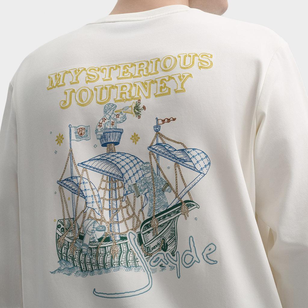 New FILA Sweatshirt Men's Cloud White F11M438203FWT