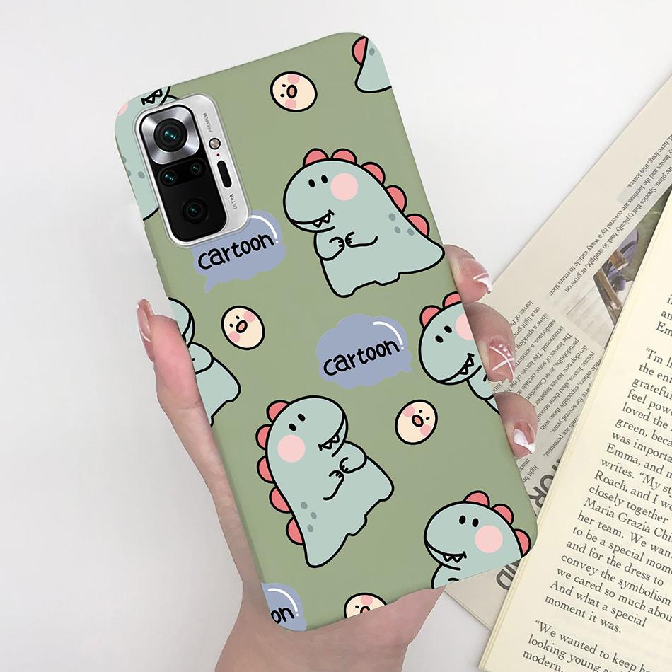 For Xiaomi Redmi Note 10 Case Love Heart Avocado Soft Silicone Cover Phone Case on Redmi Note 10S Note10 S Note 10 Pro Max Funda