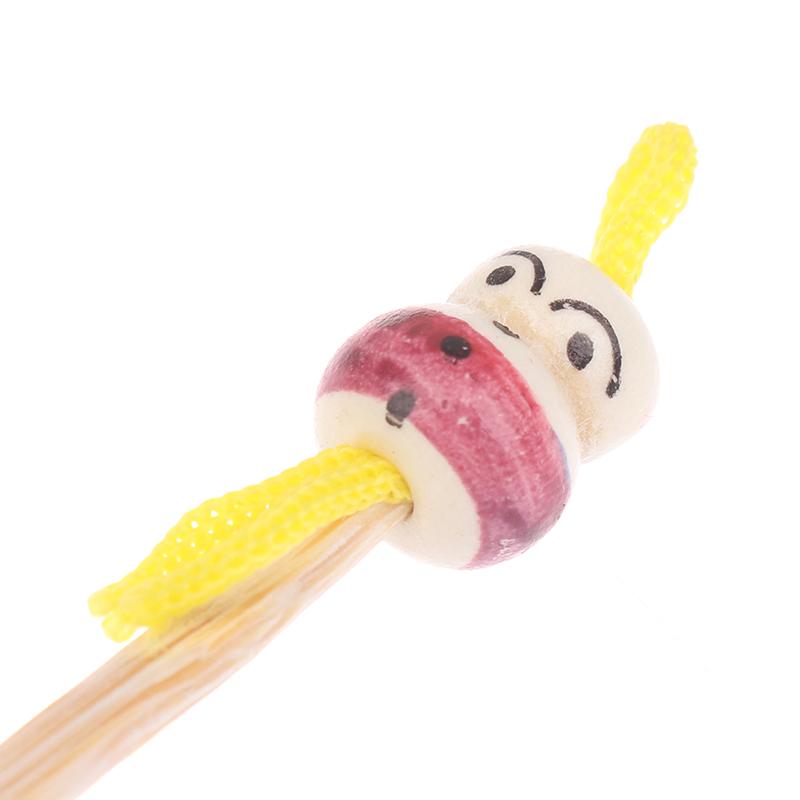 10/20 Pcs Bamboo Ear Cleaning Spoon Cartoon Head Earwax Removal Skid Resistant Wood Ear Cleaner Kit Ear Picks Removal