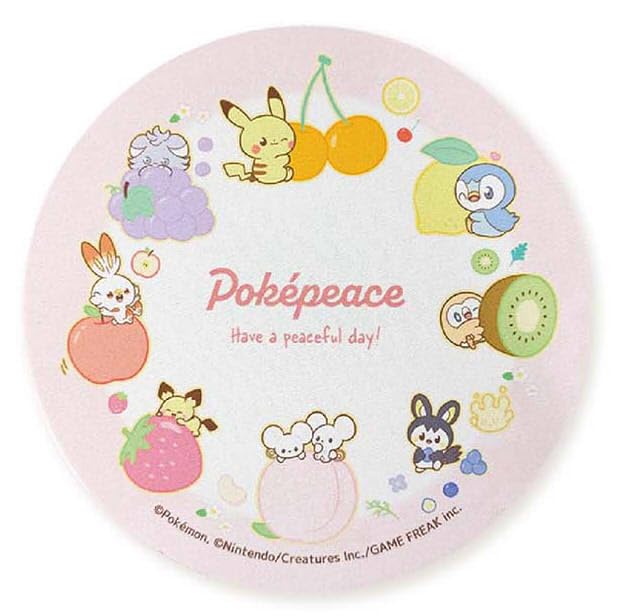 Marimo Craft PokePeace Fruit Series Mouse Pad, PokePeace, Approx. 180mm, PKP-231