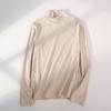 Strato Base Dimagrante Collo Alto Senza Cuciture di Nicchia - Manica Lunga, Patchwork, Capo d'Abbigliamento Casual