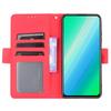 Flip Case for Infinix Note 12 5G, Card Slot, Red