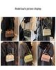 Korean Fashion Retro Crossbody Bag: Trendy Lightweight Shoulder Handbag for Women