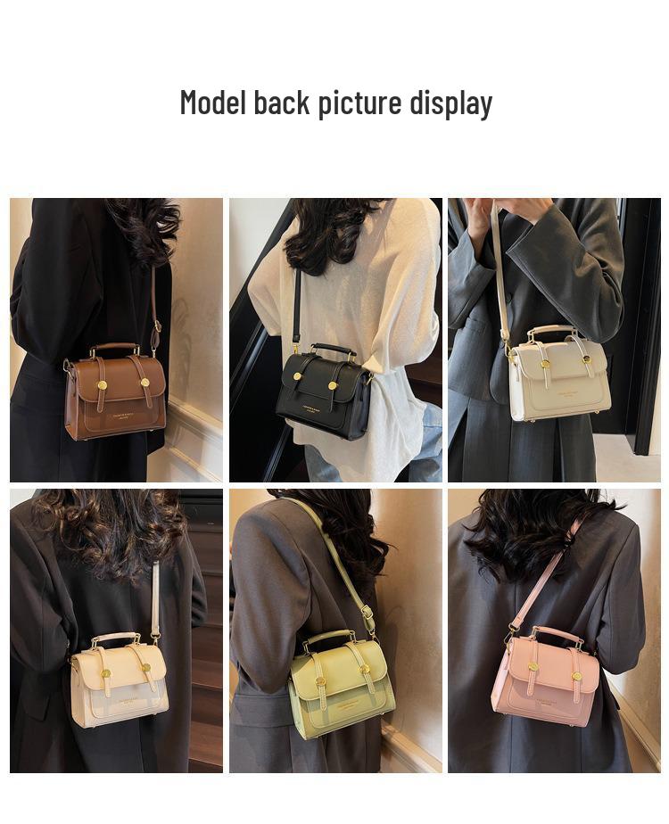 Korean Fashion Retro Crossbody Bag: Trendy Lightweight Shoulder Handbag for Women