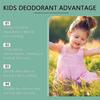 1-3X Natural Deodorant For Kids & Teens Kids Whole Body 50ml Deodorant
