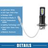 A ABSOPRO Fog Lamp, LED H3 Headlight Bulb, Headlamp Bulb, DRL Lamp, 80W Power,