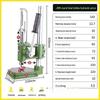 Solid Weighted Punch Press Manual - Hand Stamping Machine with 16 & 32 Type Hole Punch Options