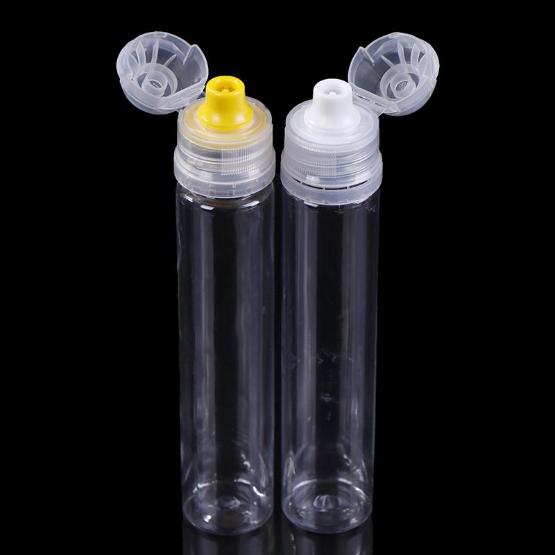 10Pcs Plastic Bottle Push Pull Replacement Caps Reusable Portable Paste Packaging Bottle
