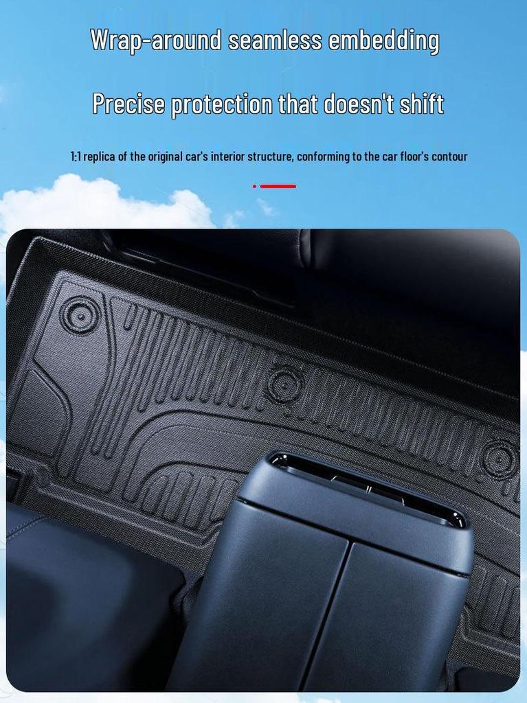 BYD Yuan UP 2025 Custom Double-Layer TPE Full Enclosure Floor Mats, Original Car Color