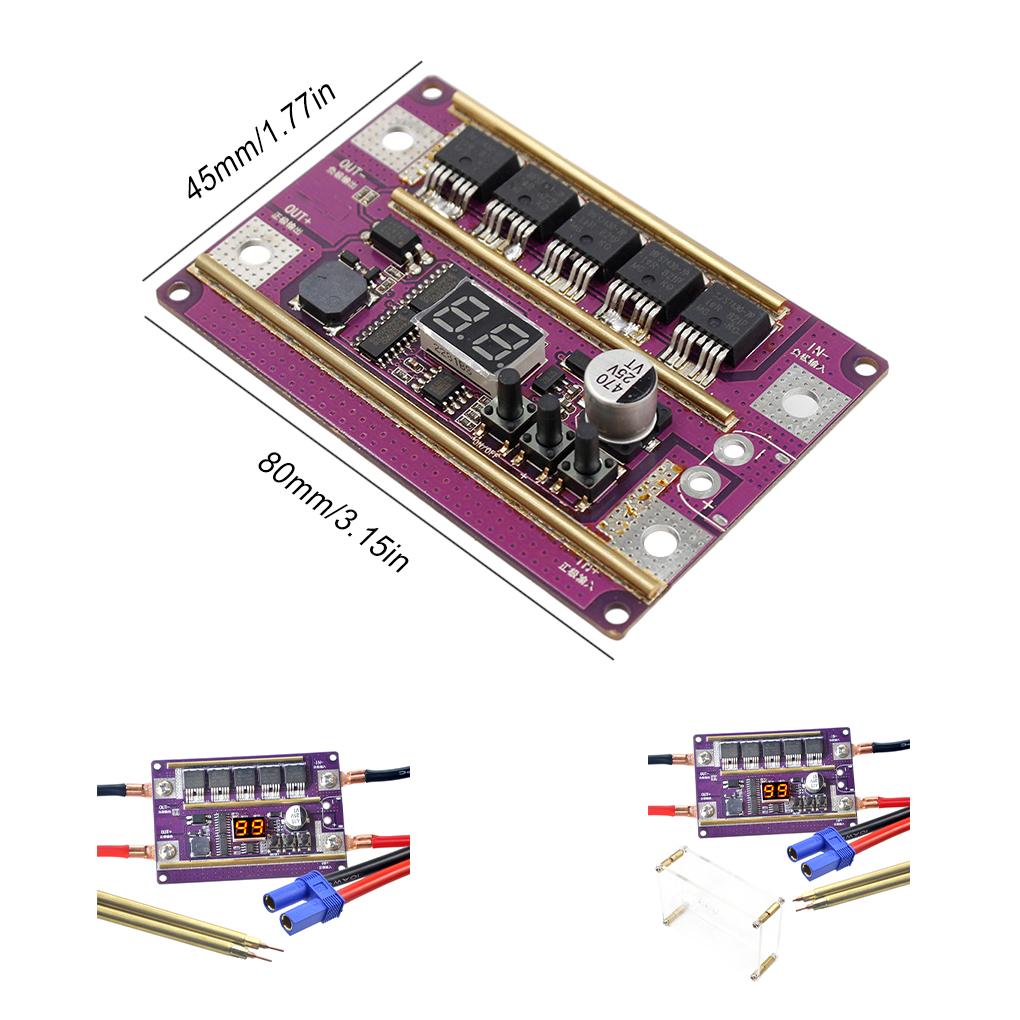 Placă de Control Mașină de Sudură Puncte Reglabilă 99 Trepte 0.05-0.3mm Kit Portabil Baterie Li Accesorii Sudură Fără Carcasă
