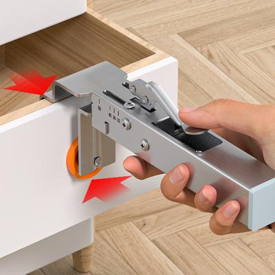 Abrazadera de cajón de presión rápida, panel ajustable telescópico especial para carpintería, soporte de abrazadera fija auxiliar para panel de instalación