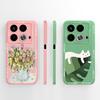 For infinix Note 40 Pro Plus 40X Case Couple Panda Phone Housing For Note40 Note 40X Full Protection Liquid Silicone Back Cover