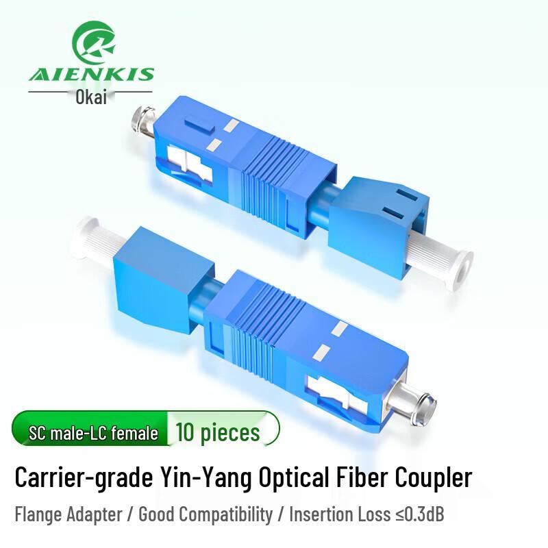 AIENKIS Telecom-Grade Fiber Optic Adapters