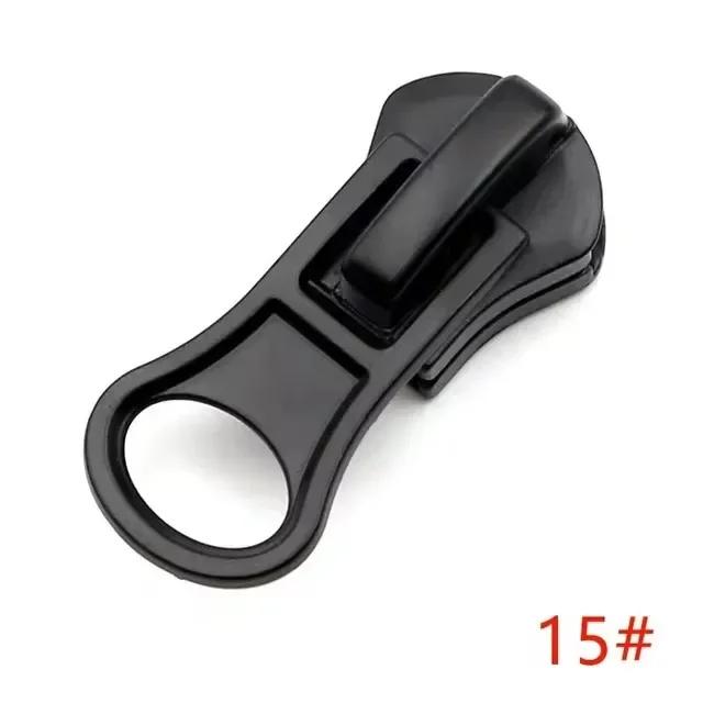 5/10Pcs 3# 5# 8# 10# 15# Zipper Sliders for Resin Zips Tape Replaceable Zippers Head Puller Jacket Coats Zip Repair Sewing Craft
