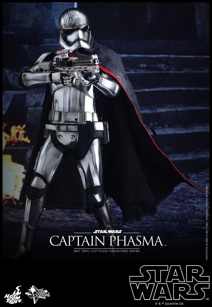 Movie Masterpiece Star Wars: The Force Awakens Capitã Phasma escala 1/6 figura de ação de plástico pré-pintada