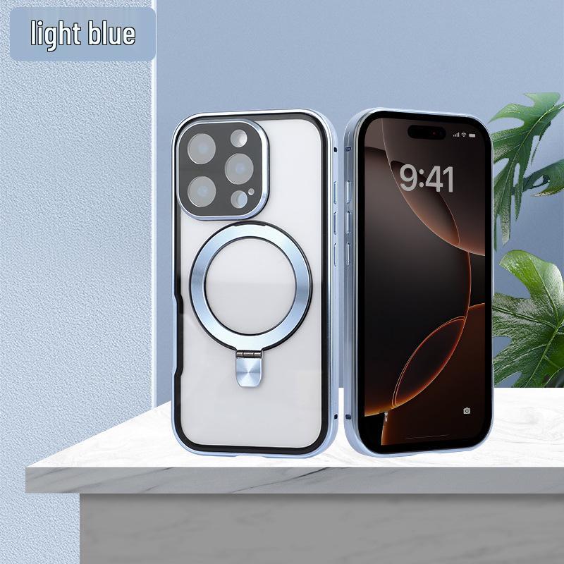 

Apple iPhone Magnetic Rotatable Stand Case - Drop-proof, Heat Dissipating Protective Cover Custom Packaging
