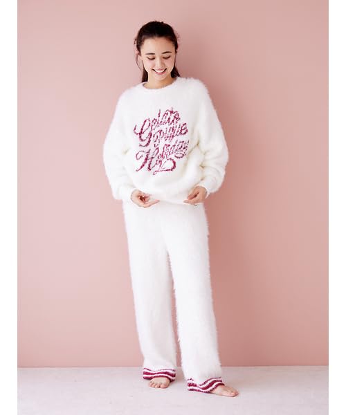 Gelato Pique HOLIDAY Feather Pullover PWNT245083 Free Size Women's White/White,