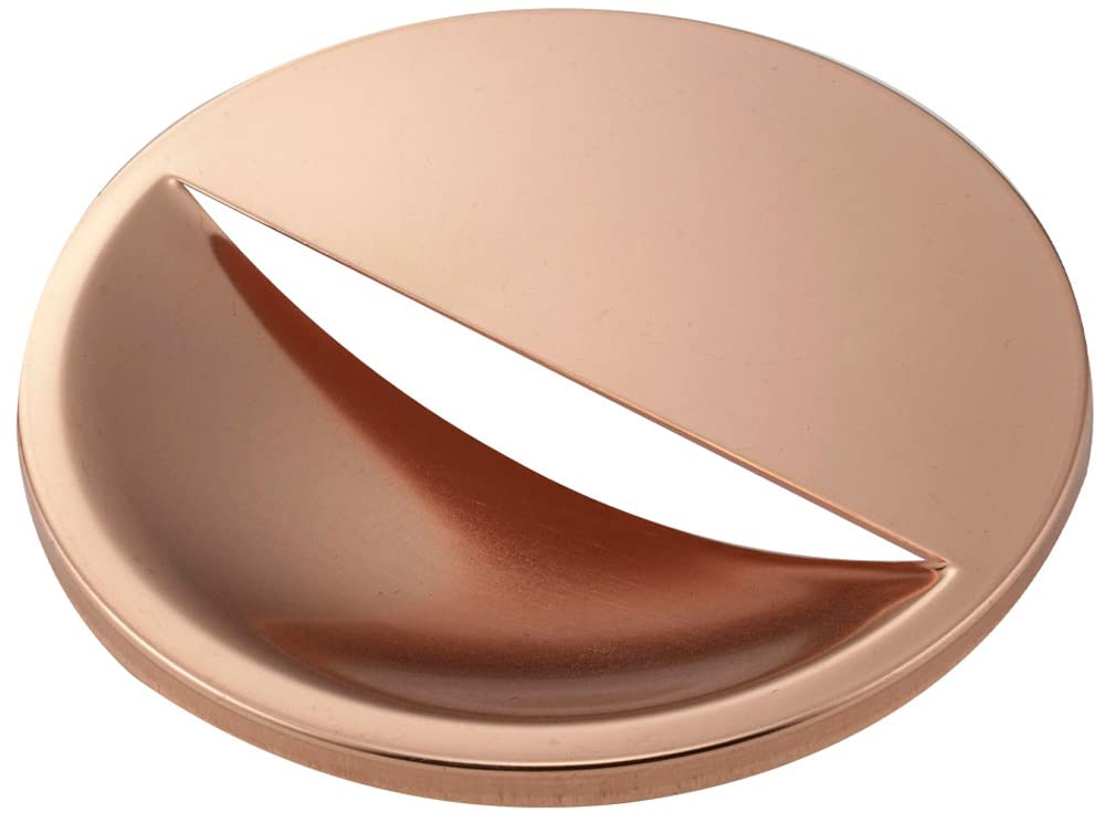 

Shimomura Planning Copper Drain Cover in Lid for Kitchen Sink Antibacterial Slimy Odor Prevention 42901 Tsubame Sanjo [Made Japan] 14.4cm
