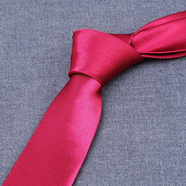8cm Jednobarevná Polyesterová Hedvábná Pánská Kravata, Více Barev k Dispozici pro Business nebo Neformální Nošení