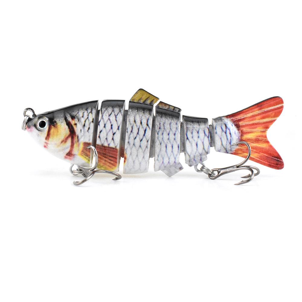 

10см 19.4г Многосоставная Бионическая Рыболовная Приманка: 6-секционная жесткая приманка - Специальная распродажа